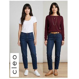 CLEO - Dark wash blue jeans